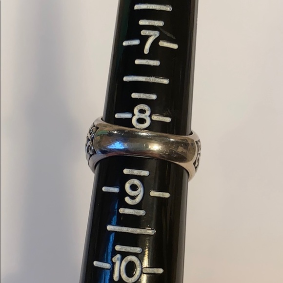 Sterling Silver Blue Topaz Ring 8.5 - Picture 7 of 7